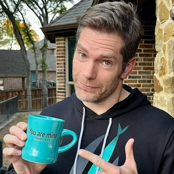 Chosen You Are Mine Mug Teal Diner Mug