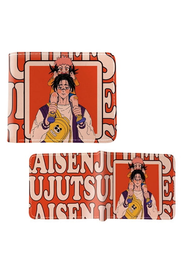 Choso & Little Yuji Itadori - Jujutsu Kaisen 4x5" Bi-Fold Wallet