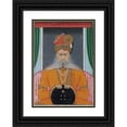 thumbnail image 1 of Chotu 14x18 Black Ornate Wood Framed Double Matted Museum Art Print Titled - Maharaja Sardar Singh of Bikaner (ca. 1860-70), 1 of 5