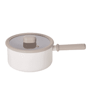 Chou Chou Kitchen Nonstick 2.1QT Saucepan with Glass Lid, Healthy Cooking Non Stick Ceramic Coating Sauce Pot, Induction Compatible Cookware, Boiling, Warming, Stewing, Made in Korea 7 / 18cm