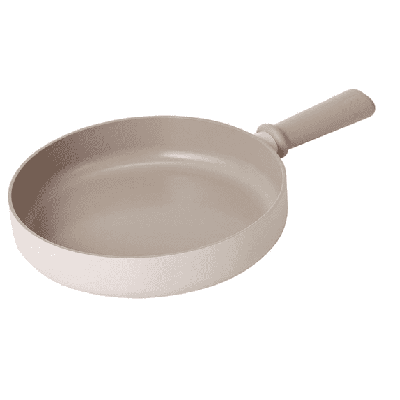 Chou Chou Nonstick 9.5 Inch Stir Frying Pan with Handle, Induction Compatible Cookware, Kitchen Essential Non Stick Ceramic Coating Skillet, Healthy Cooking Omelet Tamagoyaki, Made in Korea (24cm)