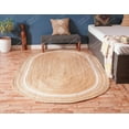 thumbnail image 1 of Chouhan Rugs Natural Jute White 3 Bordered Rug Bohemian Rug Decor Rug Handwoven Rug Custom Rug Decorative Rug, 1 of 7