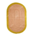 thumbnail image 1 of Chouhan Rugs Natural JuteYellow Bordered Rug Bohemian Rug Decor Rug Handwoven Rug Custom Rug Decorative Rug, 1 of 6