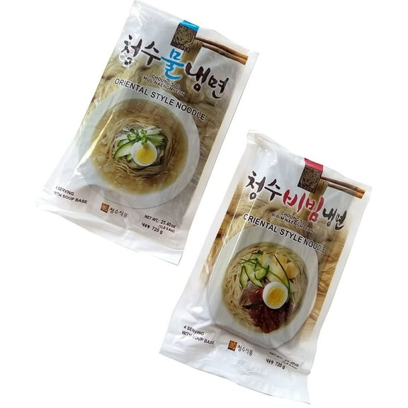 Choung Soo Naeng Myeon, Oriental Style Korean Cold Noodle (Cold Noodle Combo, 2 Pack)