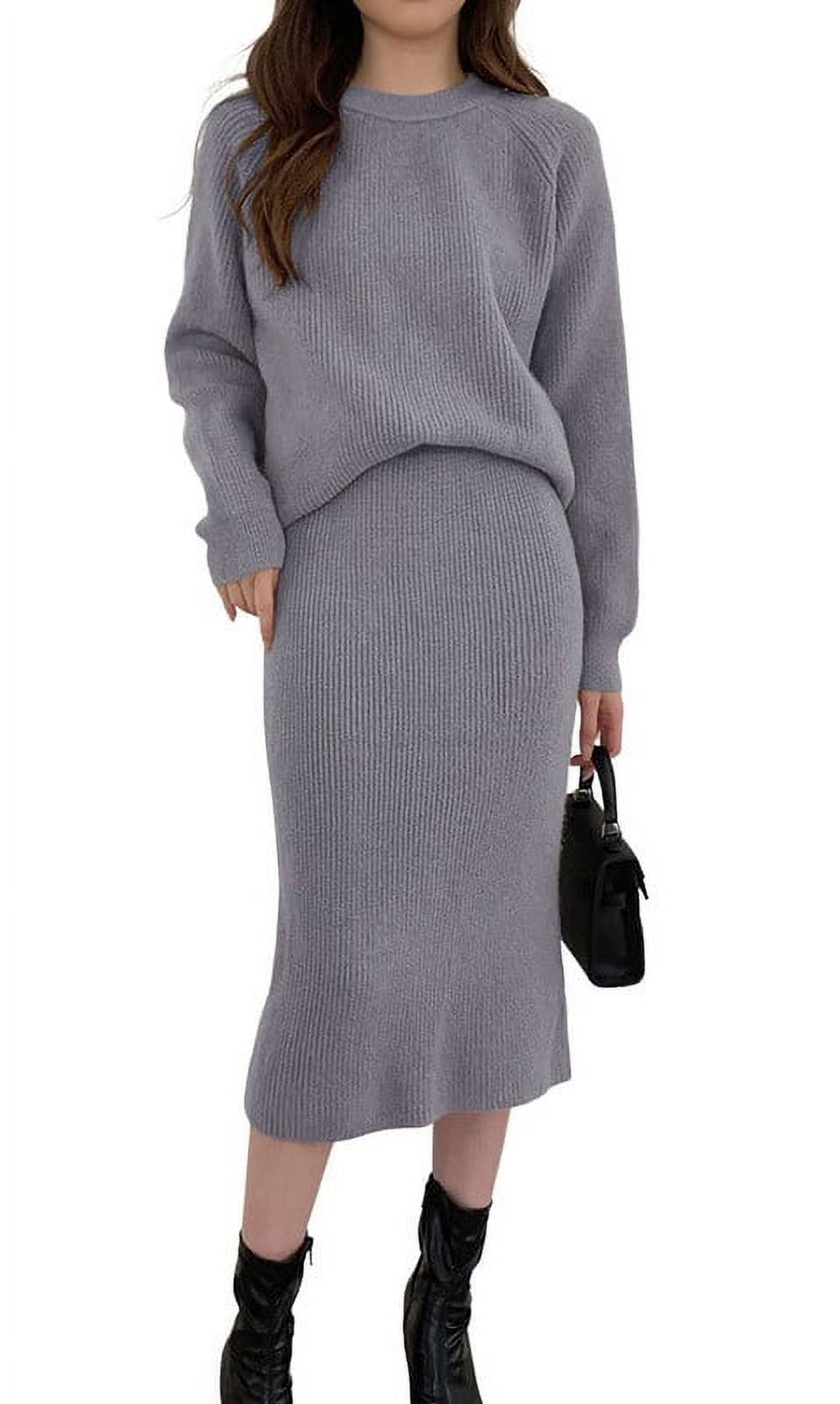 BLVB Women's Turtleneck Knitted Sweater Long Sleeves Casual Loose Pullover Tops Fall Winter Soft Sweater Tops