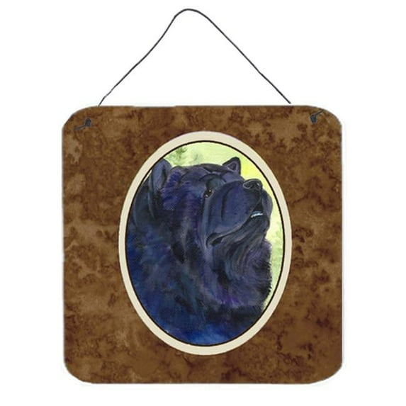Chow Chow Aluminium Metal Wall Or Door Hanging Prints - 6 x 6 In.