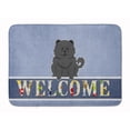 thumbnail image 1 of Chow Chow Black Welcome Machine Washable Memory Foam Mat, 1 of 4
