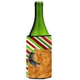 thumbnail image 1 of Chow Chow Candy Cane Holiday Christmas Wine Bottle  Hugger - 24 oz., 1 of 1