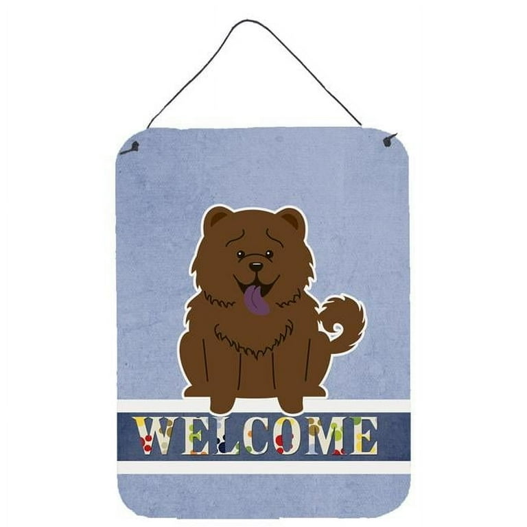 Chow Chow Chocolate Welcome Wall or Door Hanging Prints