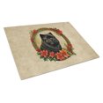 thumbnail image 1 of Chow Chow Christmas Flowers Glass Cutting Board 12 in x 15 in, 1 of 5