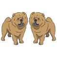 thumbnail image 1 of Chow Chow Decal | Indoor/Outdoor | Dog Lover Super Cute Sticker for SUV Windows, Dorm Rooms, Bedroom, Offices | SignMission personalized gift | 2 Pack of 6", 1 of 1