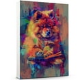 thumbnail image 1 of Chow Chow Decor Poster Unframe, Chow Chow Dog Canvas Wall Art, Dog Reading Book Canvas Print Painting Poster Wall Decor Dog Lovers Gifts, 1 of 6