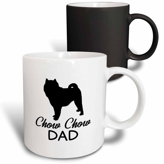 3drose, Chow Chow Dog Dad, 11oz Magic Transforming Mug