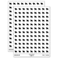 thumbnail image 1 of Chow Chow Dog Solid 200+ Round Stickers - White - Gloss Finish - 0.50" Size, 1 of 3