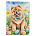 thumbnail image 1 of Chow Chow Easter Egg Hunt House Flag 28 in x 40 in, 1 of 7