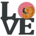 thumbnail image 1 of Chow Chow Hearts Love and Valentines Day Portrait Metal Wall Artwork LOVE, 1 of 2