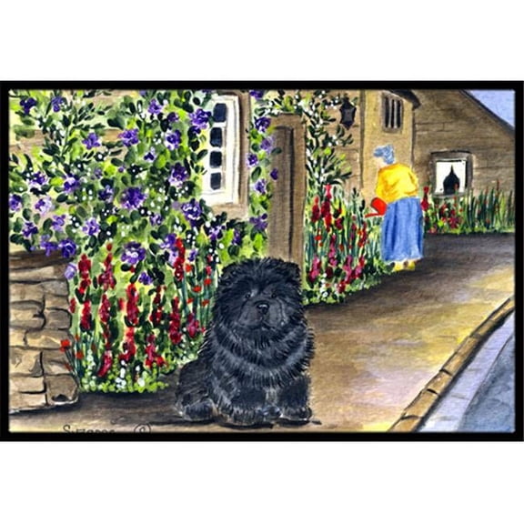 Chow Chow Indoor Or Outdoor Doormat - 24 x 36 in.