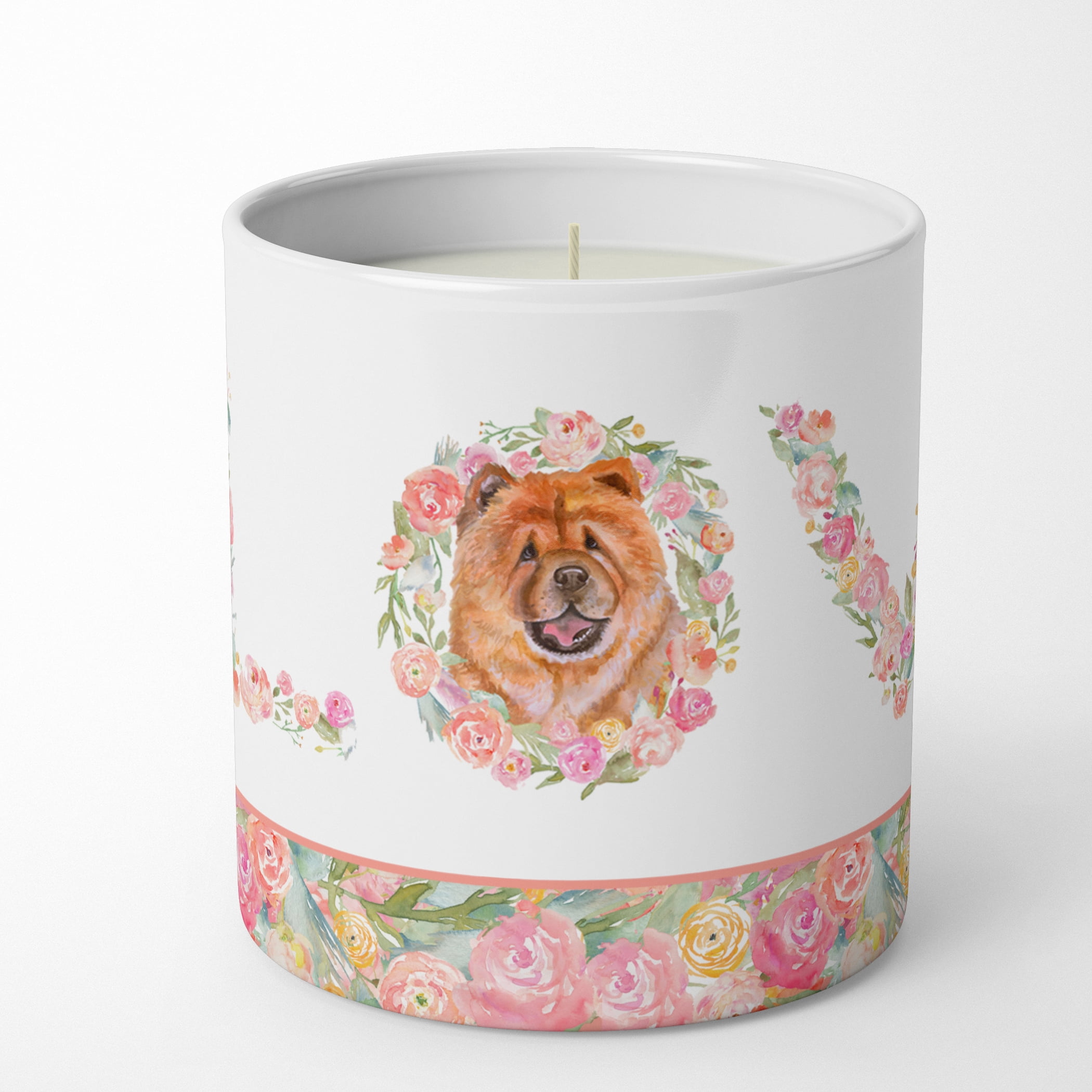 Chow Chow Love 10 oz Decorative Soy Candle 3.25 in x 3.75 in