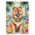 thumbnail image 1 of Chow Chow Luau Garden Flag 11.25 in x 15.5 in, 1 of 2