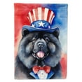 thumbnail image 1 of Chow Chow Patriotic American House Flag 28 in x 40 in, 1 of 7