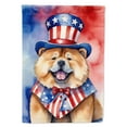 thumbnail image 1 of Chow Chow Patriotic Garden Flag 11.25 in x 15.5 in, 1 of 5