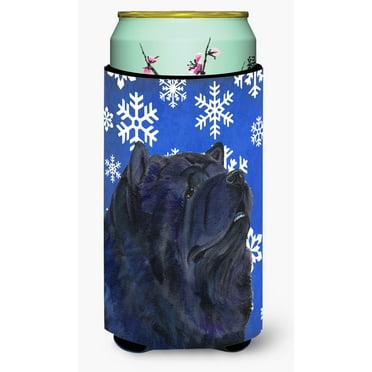 Chow Chow Winter Snowflakes Holiday Tall Boy Hugger