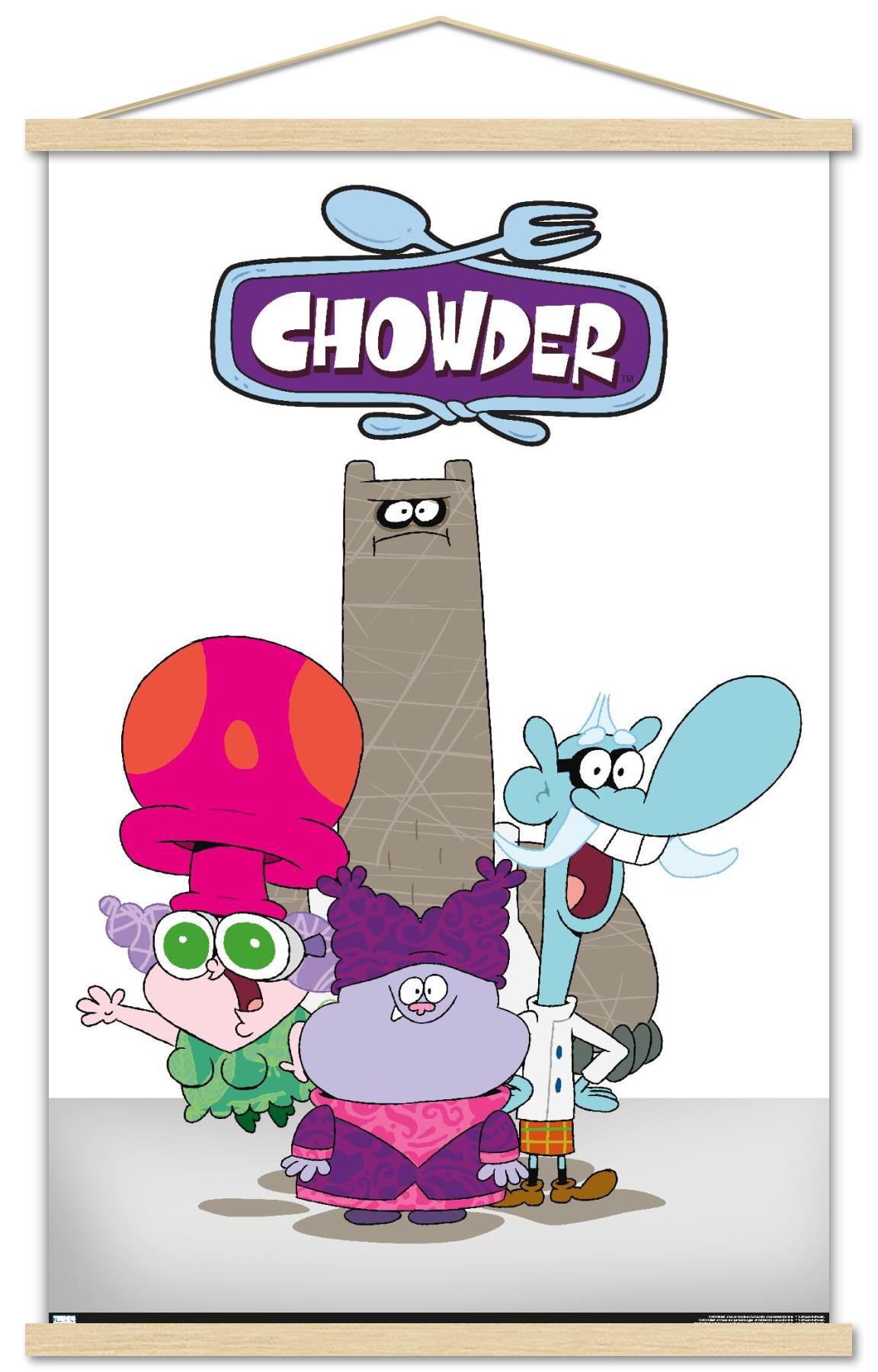 Chowder - Group Wall Poster with Wooden Magnetic Frame, 22.375" x 34"