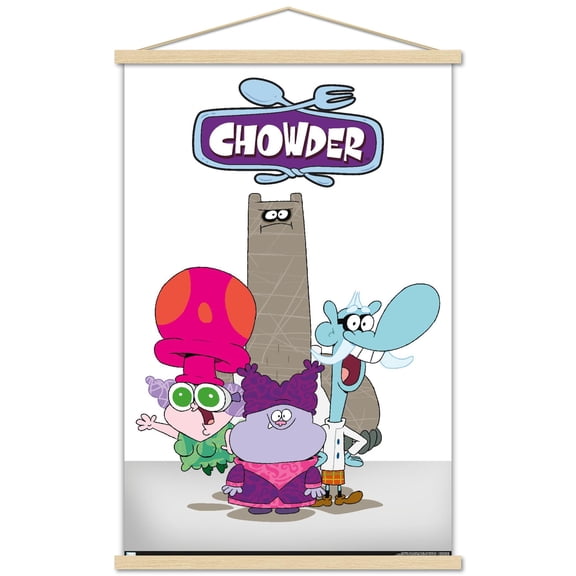 Chowder - Group Wall Poster with Wooden Magnetic Frame, 22.375" x 34"