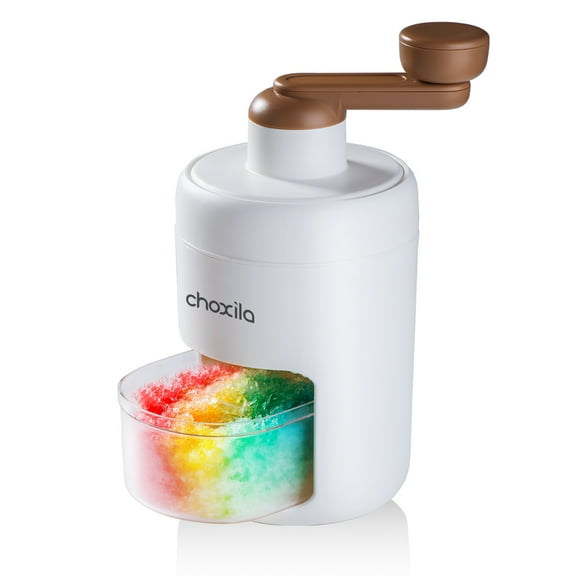 Choxila Snow Cone Machine Shaved Ice Machine - Portable Crusher with Free Cube Trays - BPA Free