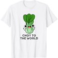 thumbnail image 1 of Choy To The World Funny Vegetable Pun T-Shirt, 1 of 5
