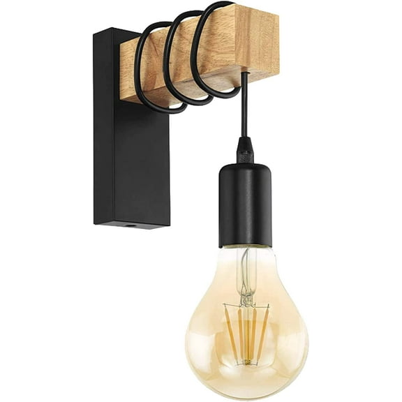 Chrasy Vintage Industrial Retro Adjustable E27/E26 Living Room Electric Wall Lamp Sconce