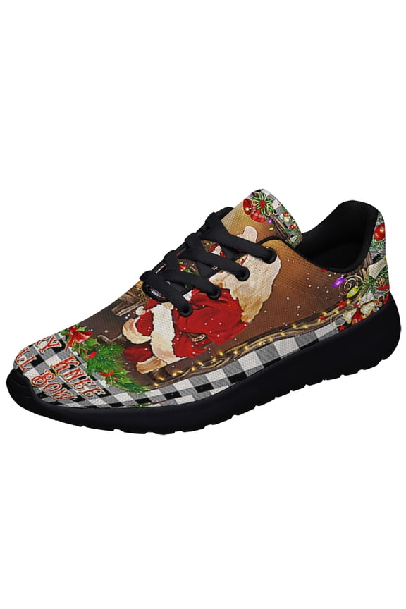 ChriStan ChriStas Santa Claus Every Knee Shall Bow Shoes Sneakers Black Size 8