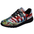 thumbnail image 1 of ChriStan Cross Cardinal American flag Shoes Sneakers Black Size 7.5, 1 of 7