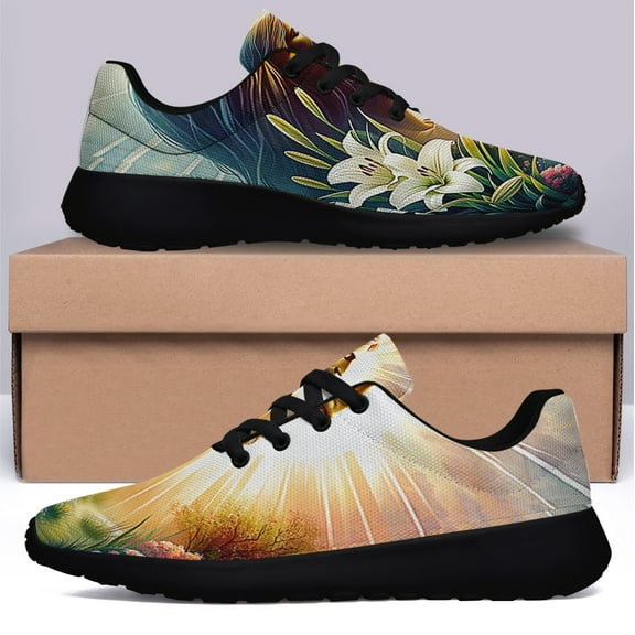 ChriStan Jesus EaStr Day Shoes Sneakers Black Size 4