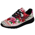 thumbnail image 1 of ChriStan Valentine Day God Blessed The Broken Road That Led Me Staight To You Shoes Sneakers Black Size 3.5, 1 of 7