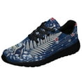 thumbnail image 1 of ChriStas Kiwi Birds Silver Fern New Zealand Shoes Sneakers Black Size 9, 1 of 7