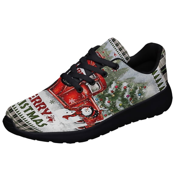ChriStas Truck Garden Mailbox Cover Road Come Home Shoes Sneakers Black Size 6