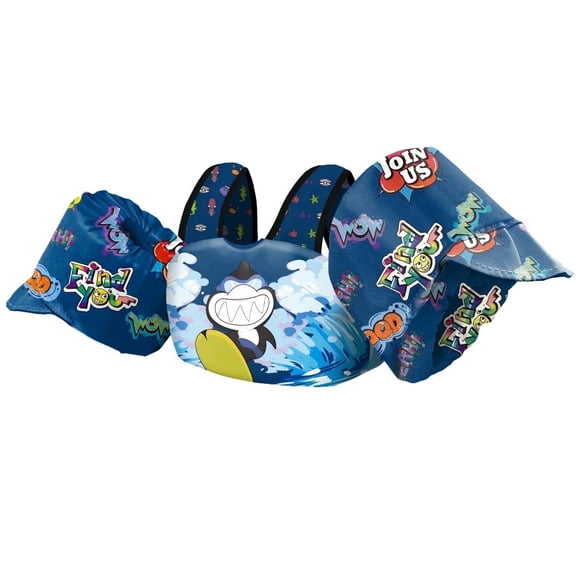 Chriffer Kids Swim Vest Life Jacket 33-55 Pounds, Toddler Floaties for 3-7 Years Old