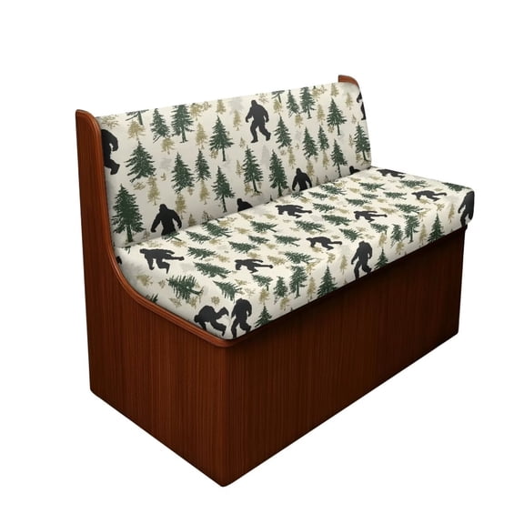 Chririnla 2 Pack RV Dinette Cushion Covers Forest Monkey Print Stretch Furniture Protectors Washable RV Cushion Slipcover Replacement for Camper Car Bench,1 Backrest Cover and 1 Bench Cover