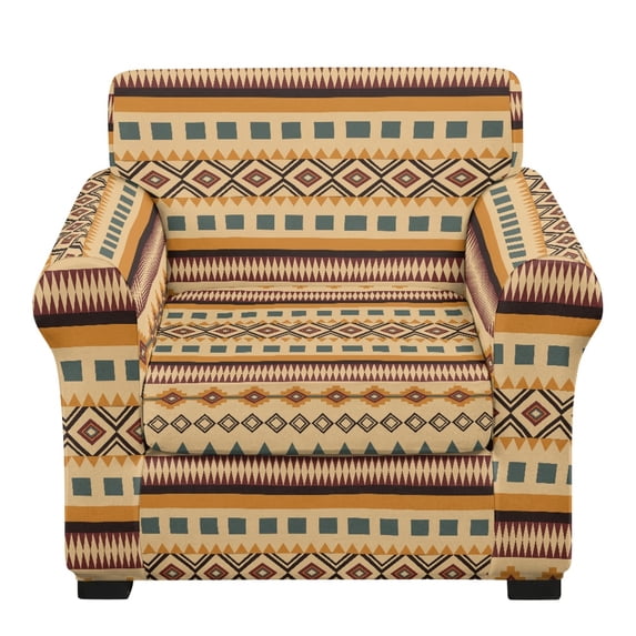 Chririnla 2 Piece Chair Covers for Living Room Armchair Sofa Covers with High Spandex for Pet, Geometric Sofa Chair Cover