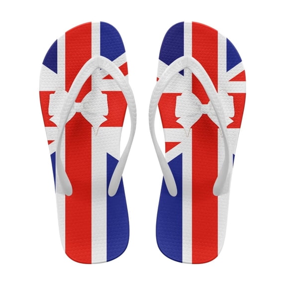 Chririnla American Flag Print Flip Flops for Women Beach Casual Comfortable Yoga Mat Thong Sandal with Arch Support Bowknot Print Quick Dry Lightweight Fashion Flats Slippers for Walking Vacation