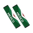 thumbnail image 1 of Chririnla Auto Interior Accessories Soft Polyester Fabric, Compatible with, Suitable for Truck, Mexico Flag Theme, 1 of 8