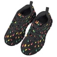 thumbnail image 1 of Chririnla Boys Sneakers Size 13 Girls Little Kid Trainer with Christmas Lights Print Knitted Mesh Sports Shoe Lace Up Athletic Running Shoes for Xmas Outfit, 1 of 7