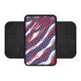 thumbnail image 1 of Chririnla Car Armrest Seat Box Cover USA Bald Eagle Flag Pattern Non Slip Car Armrest Cover Van, with Pockets Car Armrest Middle Box Pad, 1 of 6