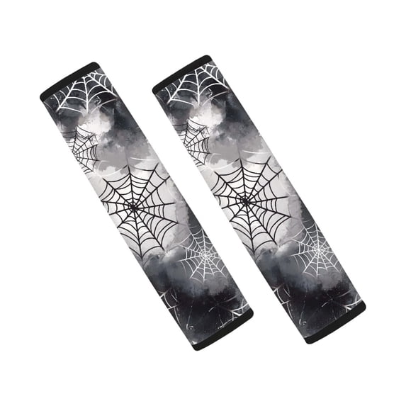 Chririnla Car Seat Belt Cover Durable Seat Belt Shoulder Pad Polyester Soft, Suitable for SUV Sedan, Spider's web