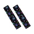 thumbnail image 1 of Chririnla Car Seat Belt Pads Breathable Auto Seat Belt Protector Polyester Soft, Suitable for Cars Truck, Neon Spider Web, 1 of 8
