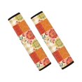 thumbnail image 1 of Chririnla Car Seat Belt Pads Breathable Polyester SBR Composite, Compatible with, Suitable for Sedan, Patchwork Floral, 1 of 8