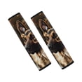 thumbnail image 1 of Chririnla Car Seat Belt Pads Durable Polyester SBR Composite, Compatible with, Suitable for Sedan, German Shepherd Dog Print, 1 of 8