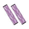 thumbnail image 1 of Chririnla Car Seat Belt Pads Premium Seat Belt Shoulder Pad Polyester Skin-Friendly, Suitable for SUV Auto, Lavender Floral Print, 1 of 7