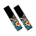 thumbnail image 1 of Chririnla Car Seat Belt Pads Thick Polyester, Compatible with, Suitable for Van, Turtle and Flower Pattern, 1 of 8